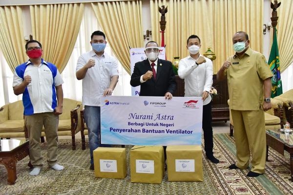 GTPP Covid-19 Sumut Kembali Terima Bantuan 3 Ventilator dari PT Astra International